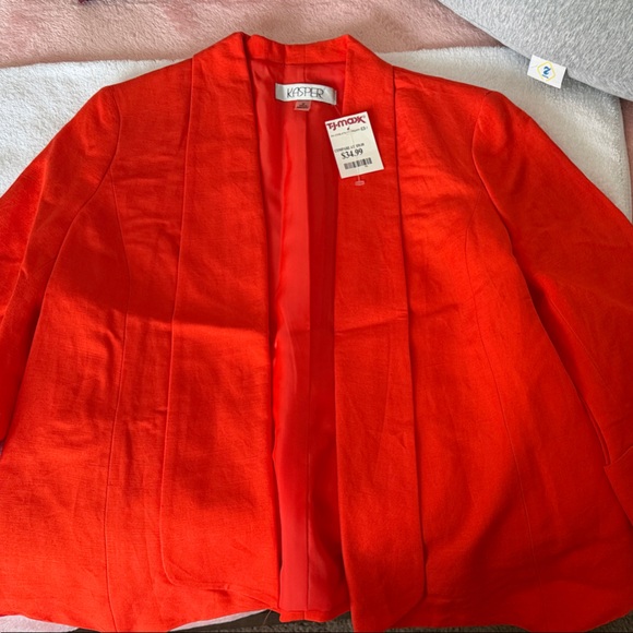 Kasper Women's Red Jacket - Picture 1 of 4